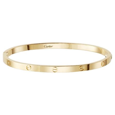 cartier thin love bracelet|cartier love bracelet smallest size.